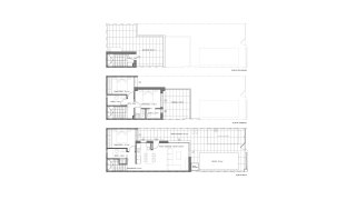 Villa floor plan, 3 bedrooms in Residencial Rosa Morada No. 5